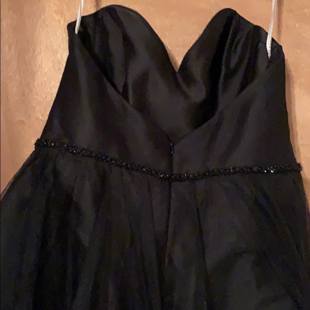 Noir by Lazaro cocktail dress black strapless
